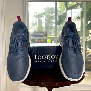 Men’s Footjoy Flex Soft Spike golf shoes. Never been worn. New.